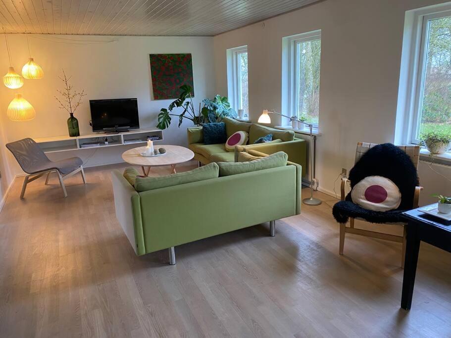 Вилла Skont Hus Pa Landet Taet Pa Billund Гиве Экстерьер фото